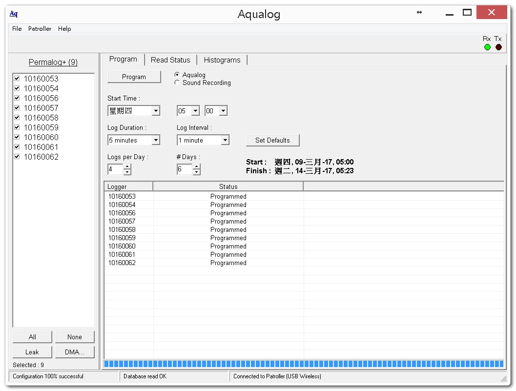 PCORR AQUALOG